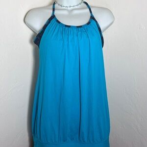 lululemon athletica Blue Halter Top
